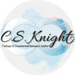 Circle Logo that says C.S. Knight Fantasy & Paranormal Romance Author.