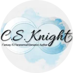 Circle Logo that says C.S. Knight Fantasy & Paranormal Romance Author.