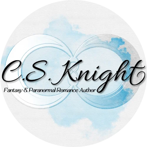 Circle Logo that says C.S. Knight Fantasy & Paranormal Romance Author.